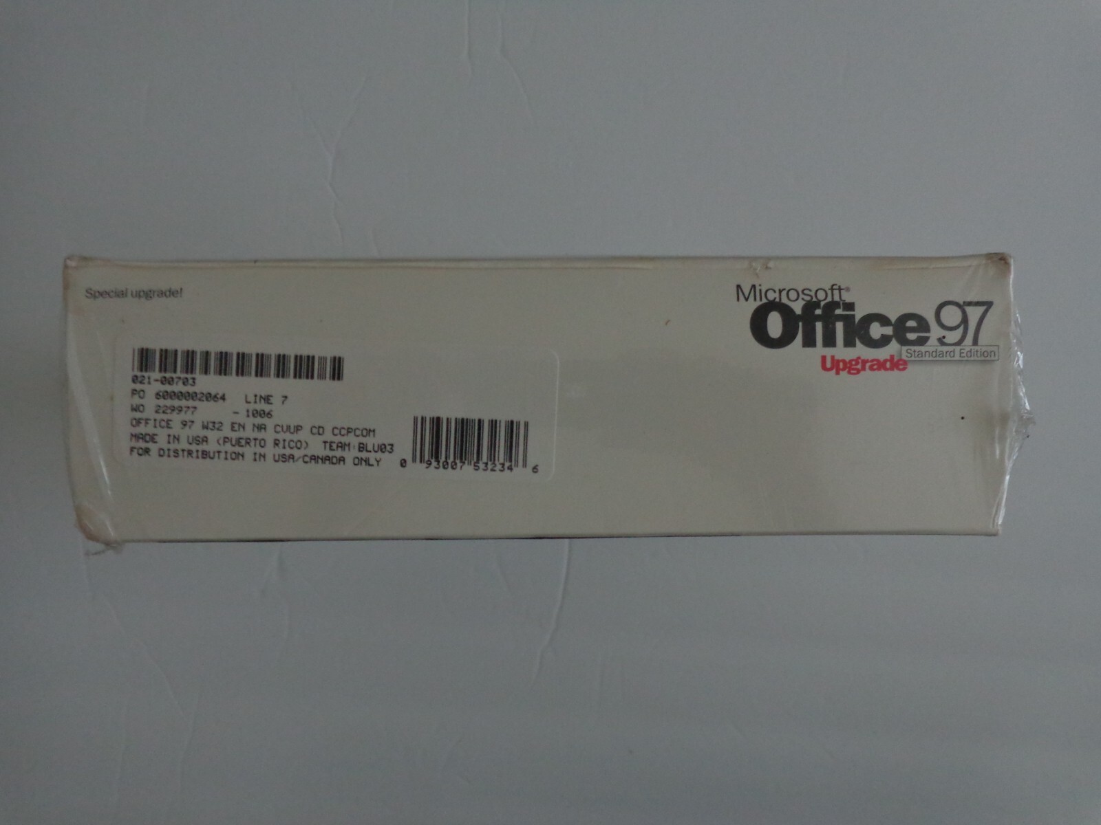 Microsoft Office 97 Upgrade, Standard Edition For Windows
