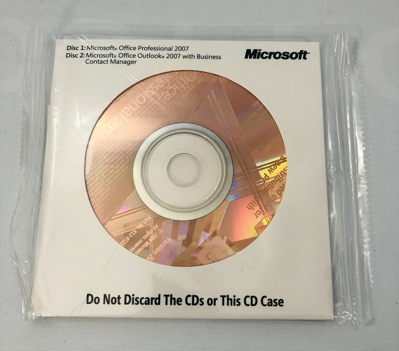 Microsoft Office 2007 Professional Full English Version =BRAND NEW, SEALED=