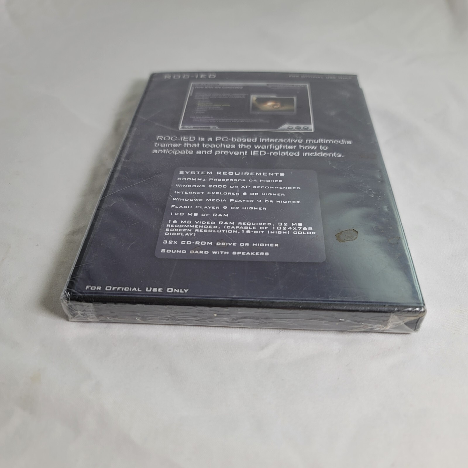 ROC-IED Ver. 2.3 Software PC CDROM Recognition of Combatants IED New Sealed 2009