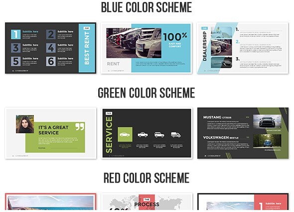 Car Dealrship PowerPoint presentation templates