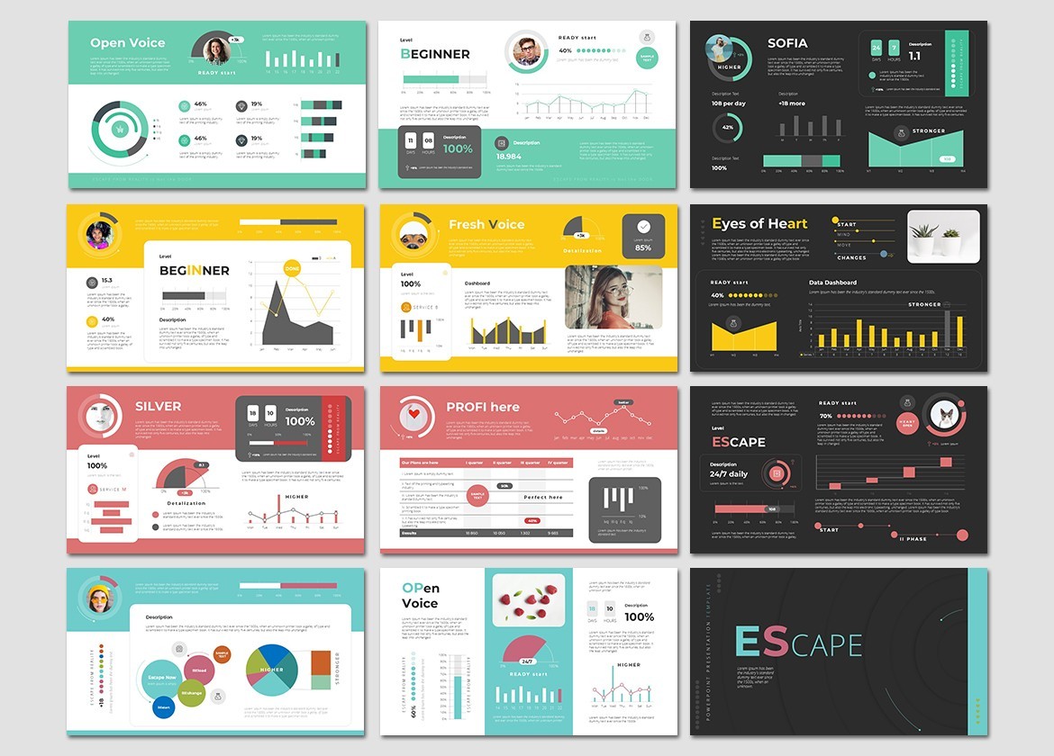 EScape PowerPoint Presentation Template by SanaNik