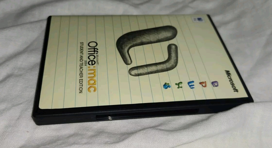 Office Mac 2004 Student Teacher Edition With Product Key Original Case
