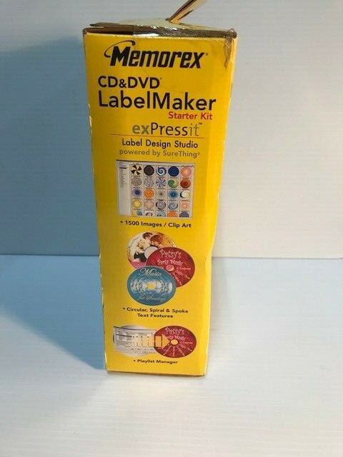 2006 Memorex CD & DVD Label Maker Starter Kit NOS (FC105-1 T0293)