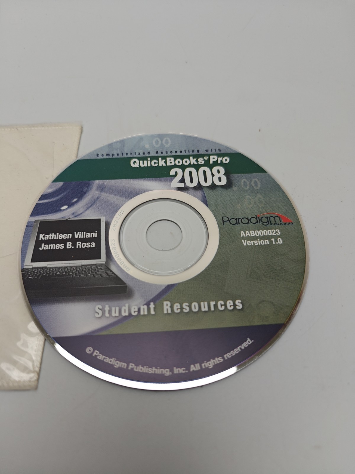 Intuit QuickBooks Pro 2008 Small Business Financial Software Ver 1.0 ABB000023