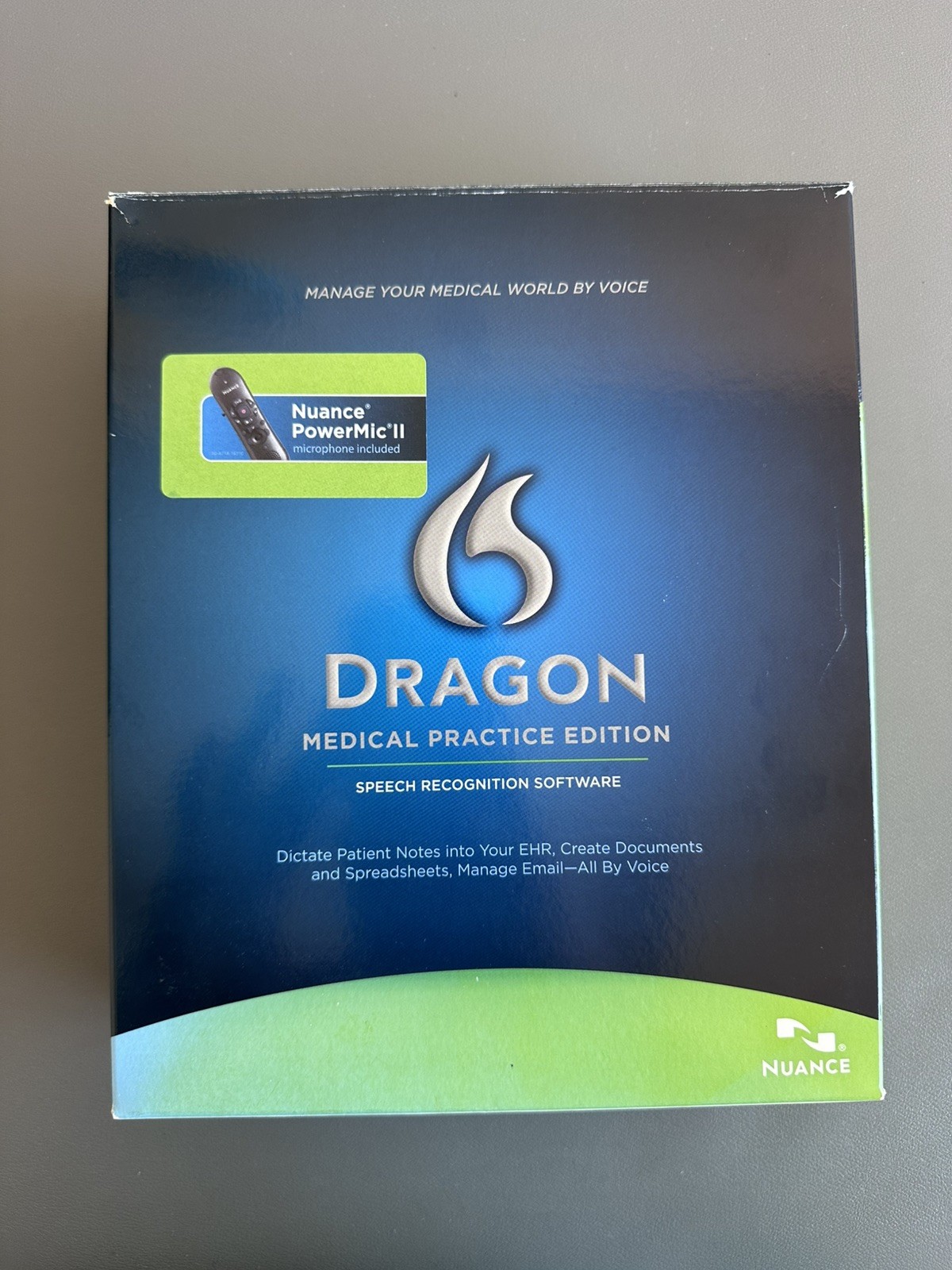 Dragon speech recognition software – Medical Practice Addition