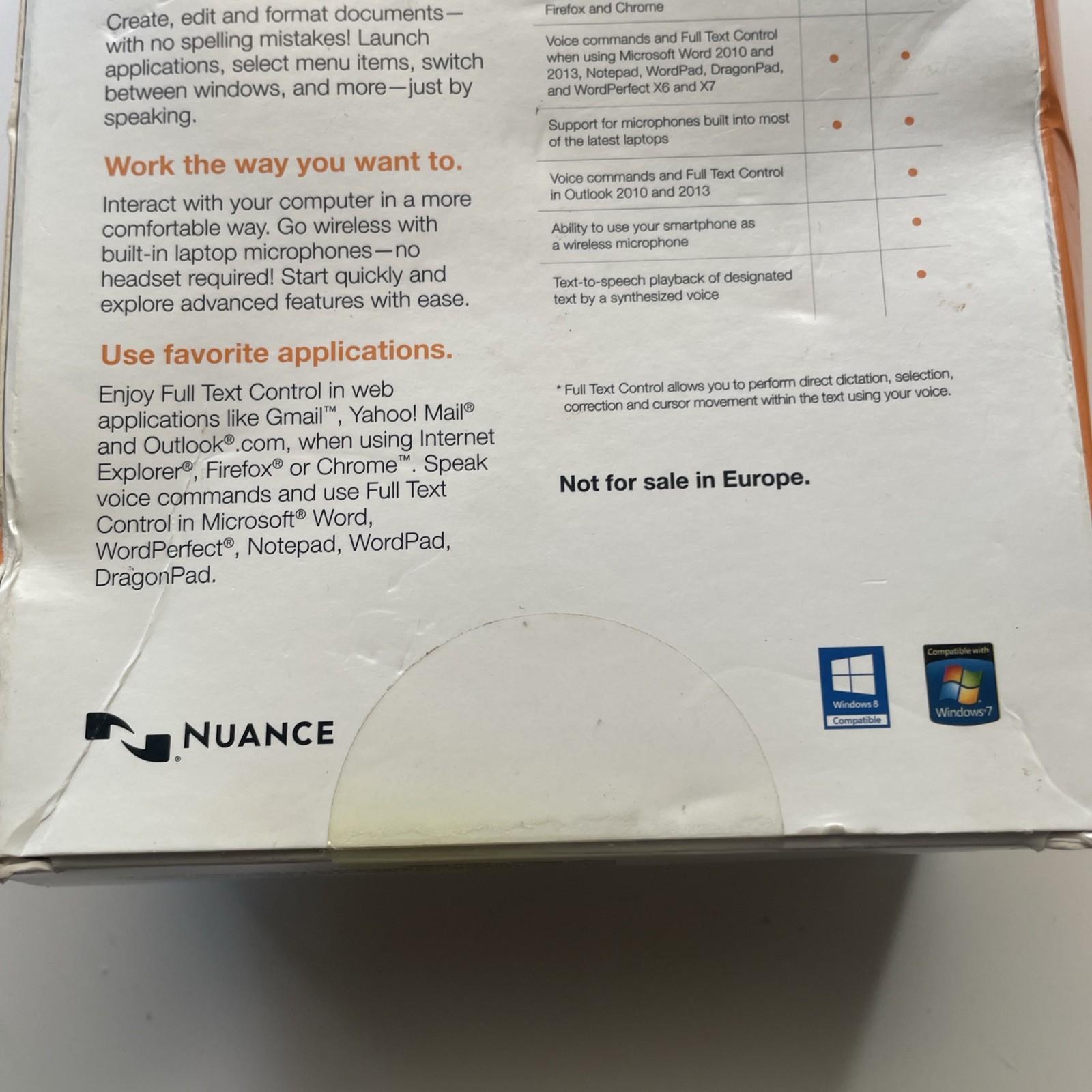 Nuance Dragon NaturallySpeaking 13 Basics Software New