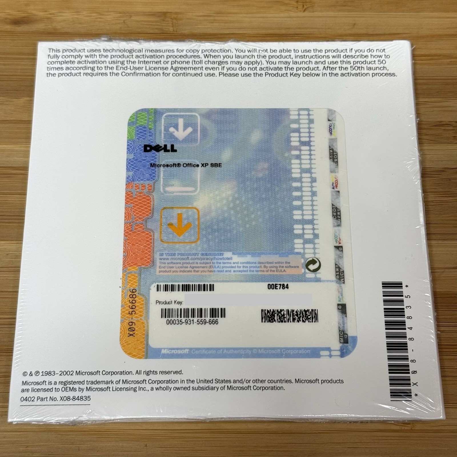 Microsoft Office XP Small Business Dell OEM NEW Sealed w/ Product Key CD