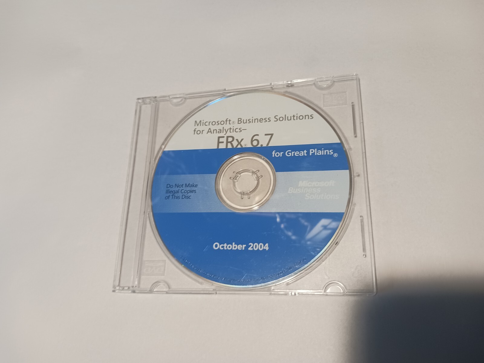 Microsoft Business Solutions for Analytics FRx 6.7 2004