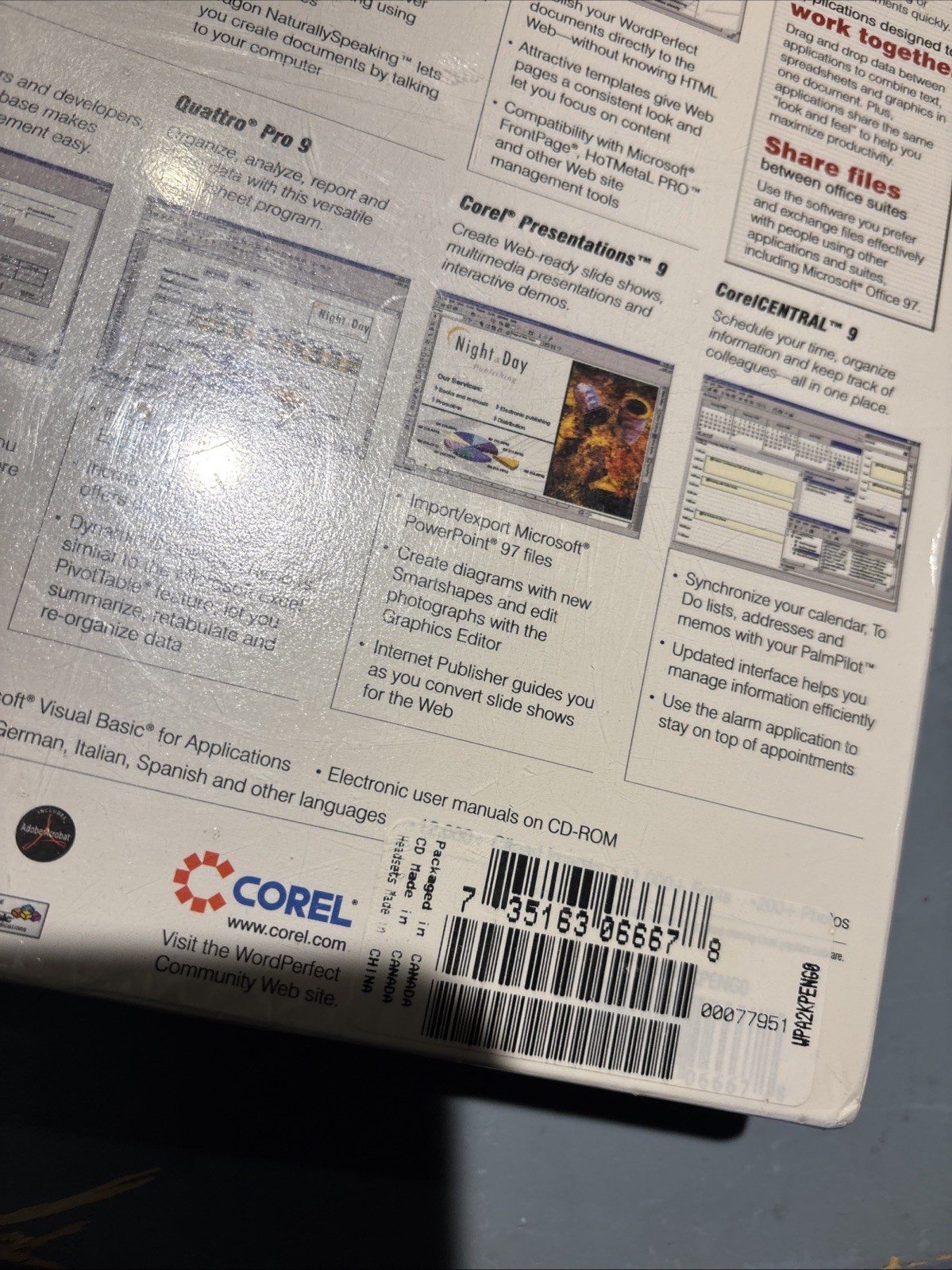 Word Perfect Office 2000 Professional Academic WordPerfect 2000 NEW