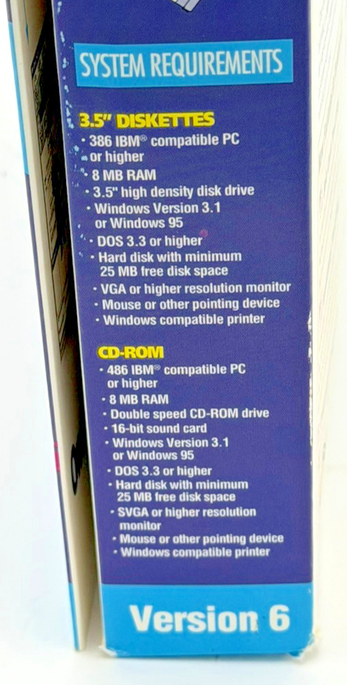 Vtg One-Write Plus v6.01 Accounting Payroll CD/Floppy PC Win 3.1/95 English ADP