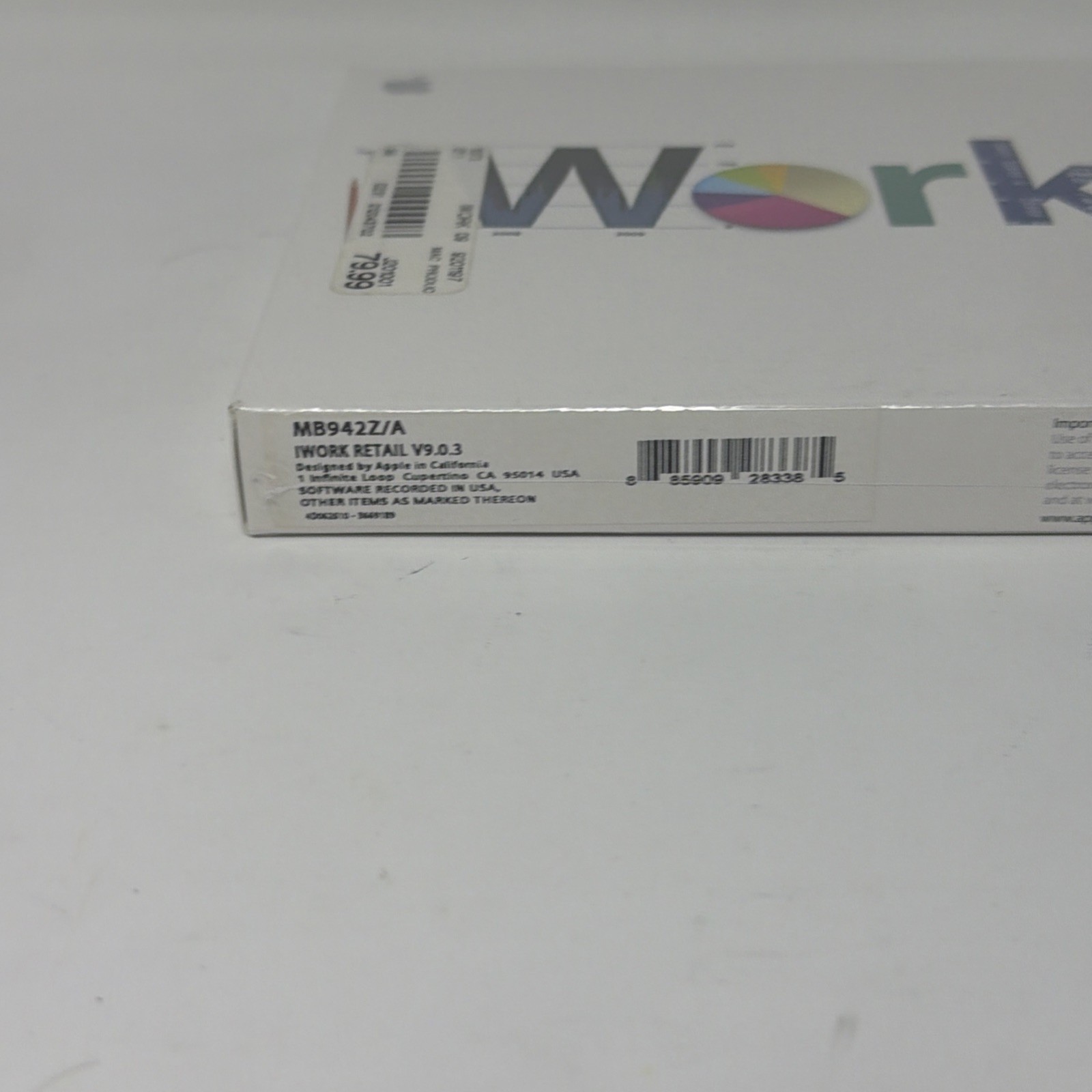 Apple iWork ’09 (Retail) (1 User/s) – Full Version for Mac MB942Z(new) A-44