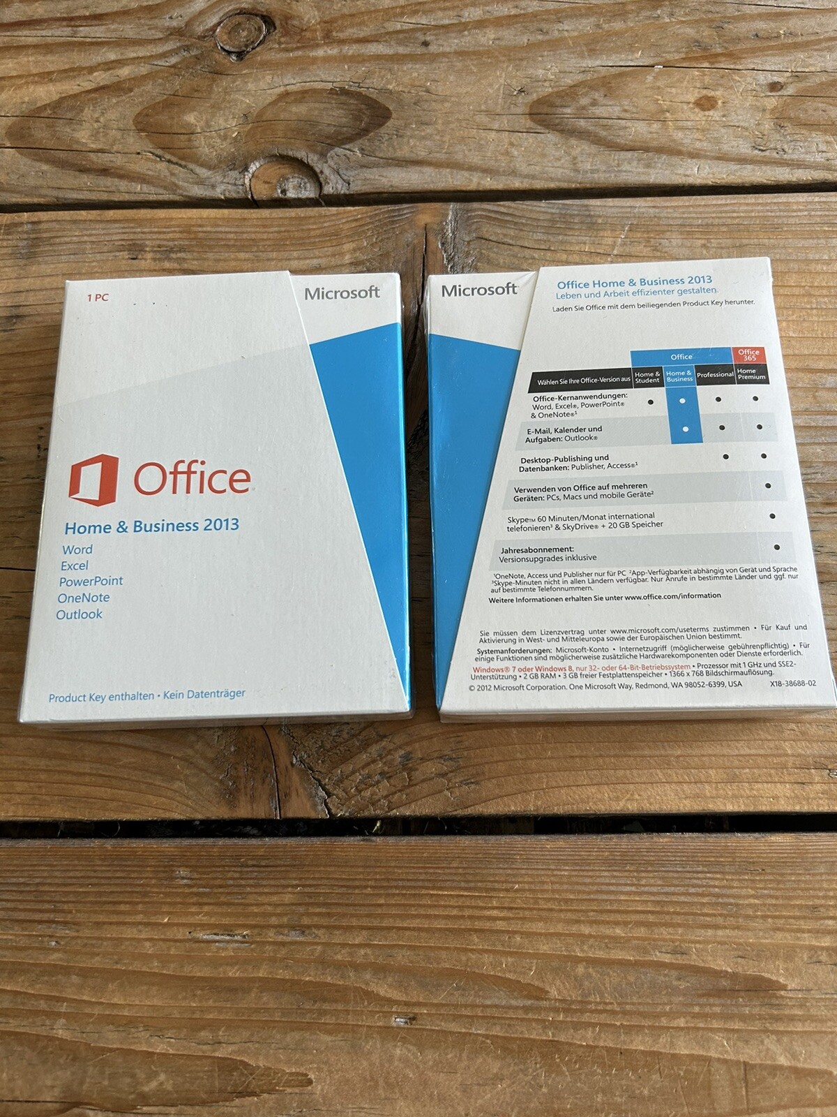 Office Home and Business 2013 PKC Vollversion, Deutsch mit MwSt-Rechnung