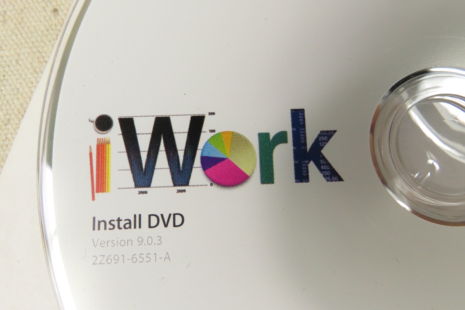 9.0.3 iWork 9.0 Macintosh Mac Install Software DVD Disc Pages Numbers Keynote