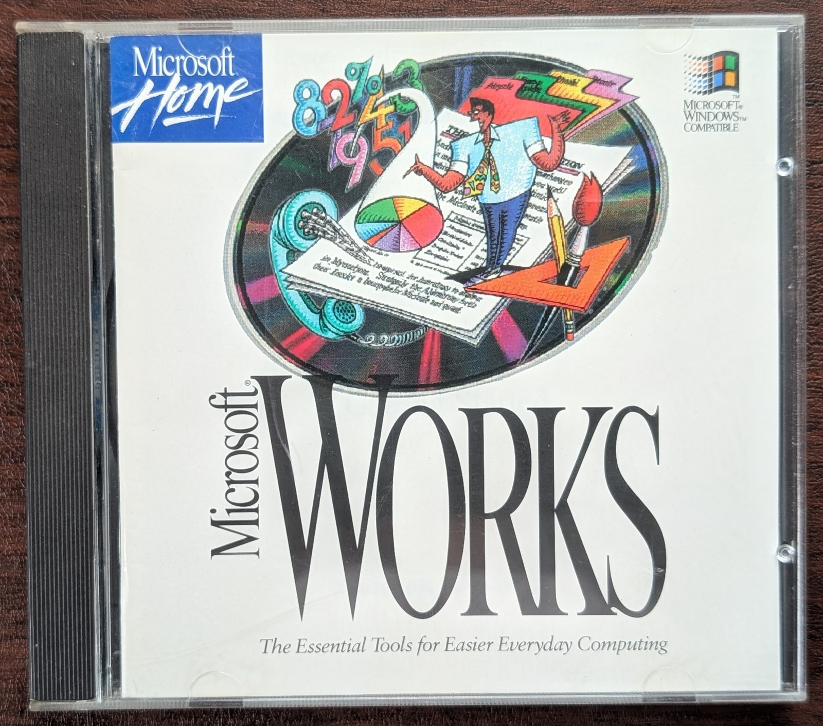 Microsoft Works Multimedia Edition Ver 3.0 CD for Windows 3.1 Or Later – Tested