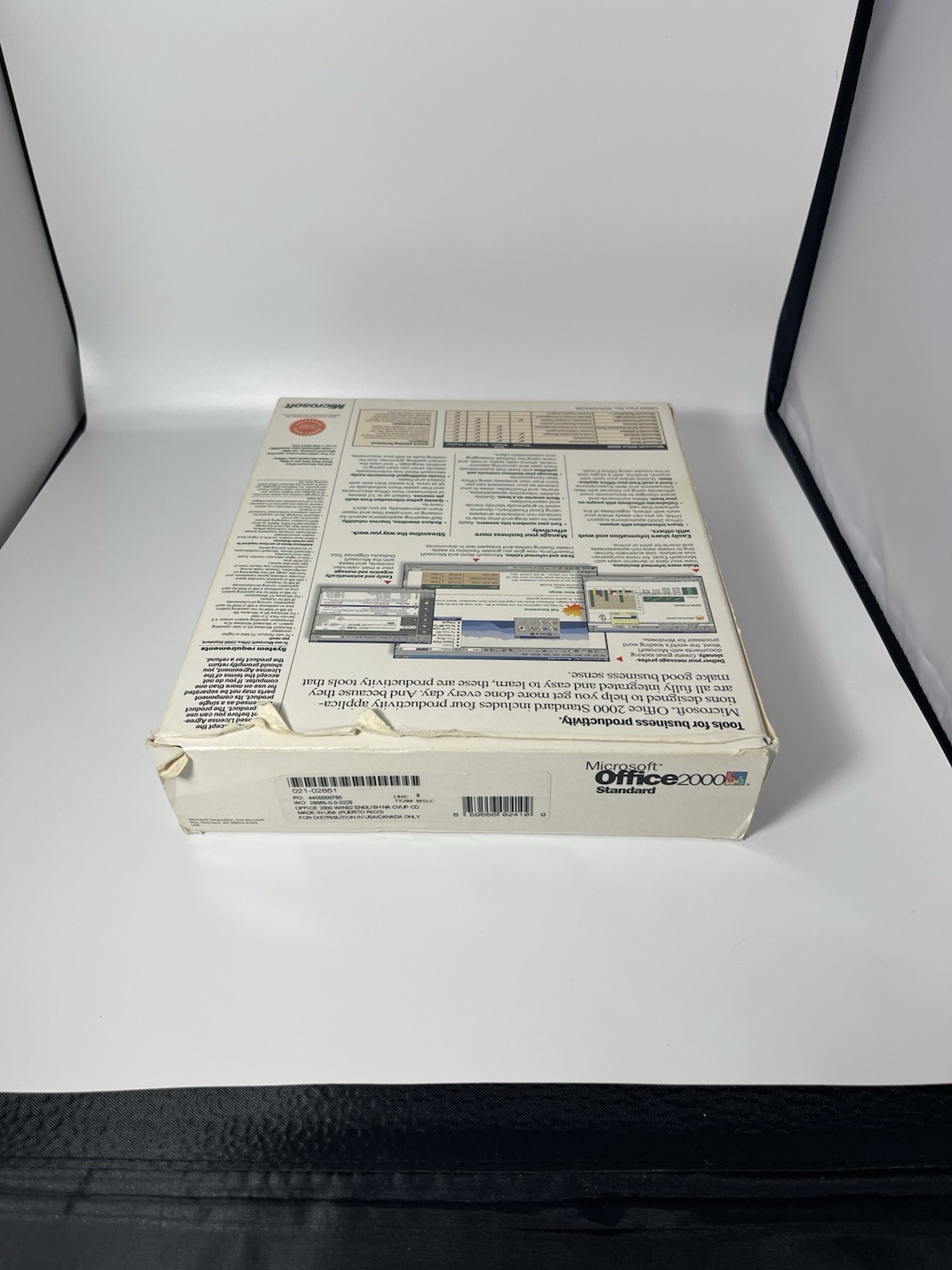 Microsoft Office 2000 Standard w/Special Upgrade – Word-Excel-Outlook-PowerPoint