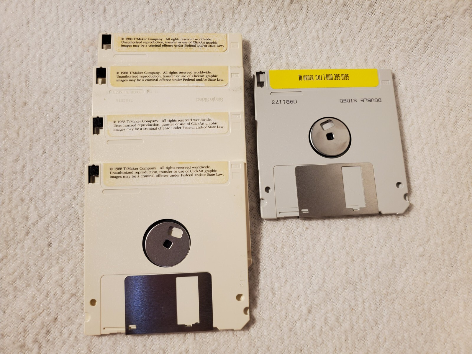 Vtg Click Art 3.5″ Floppy Disks for Apple Macintosh TI Maker ~ EPS Illustrations