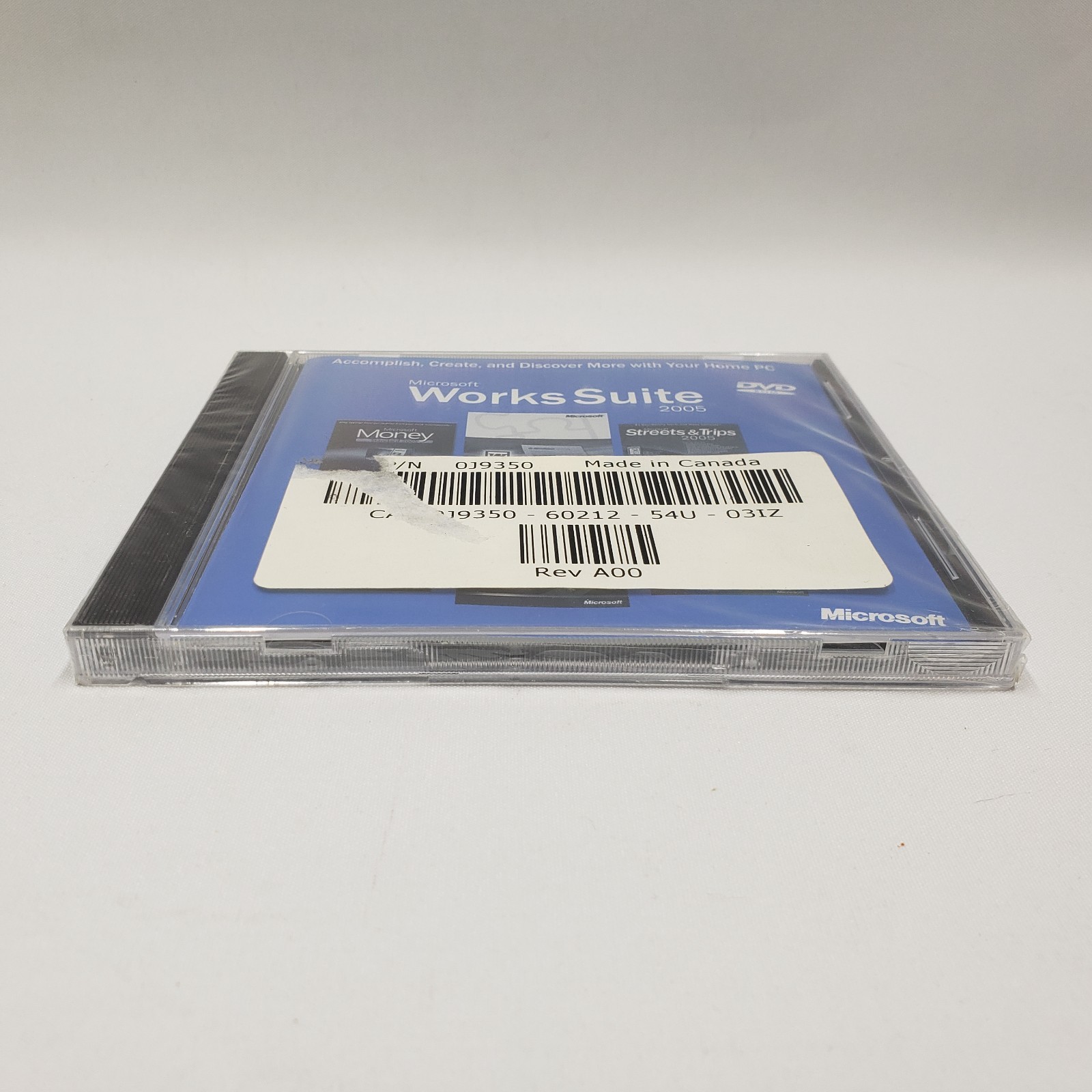 Microsoft Works Suite 2005 DVD Rom for PC with Product Key Factory Sealed