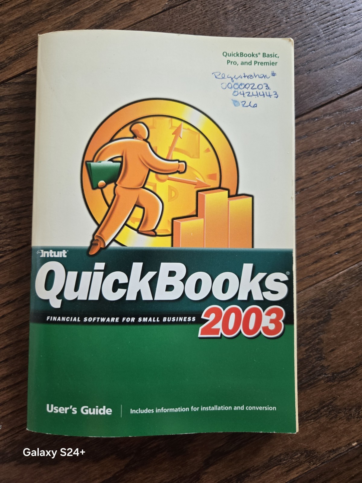 Intuit QuickBooks Pro 2003 for Windows CD w User’s Guide Manual & Product Key(B2