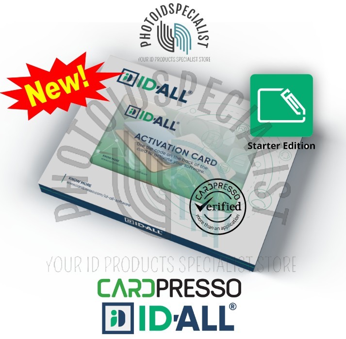 New CardPresso ID-ALL Starter Edition ID Card Design Software