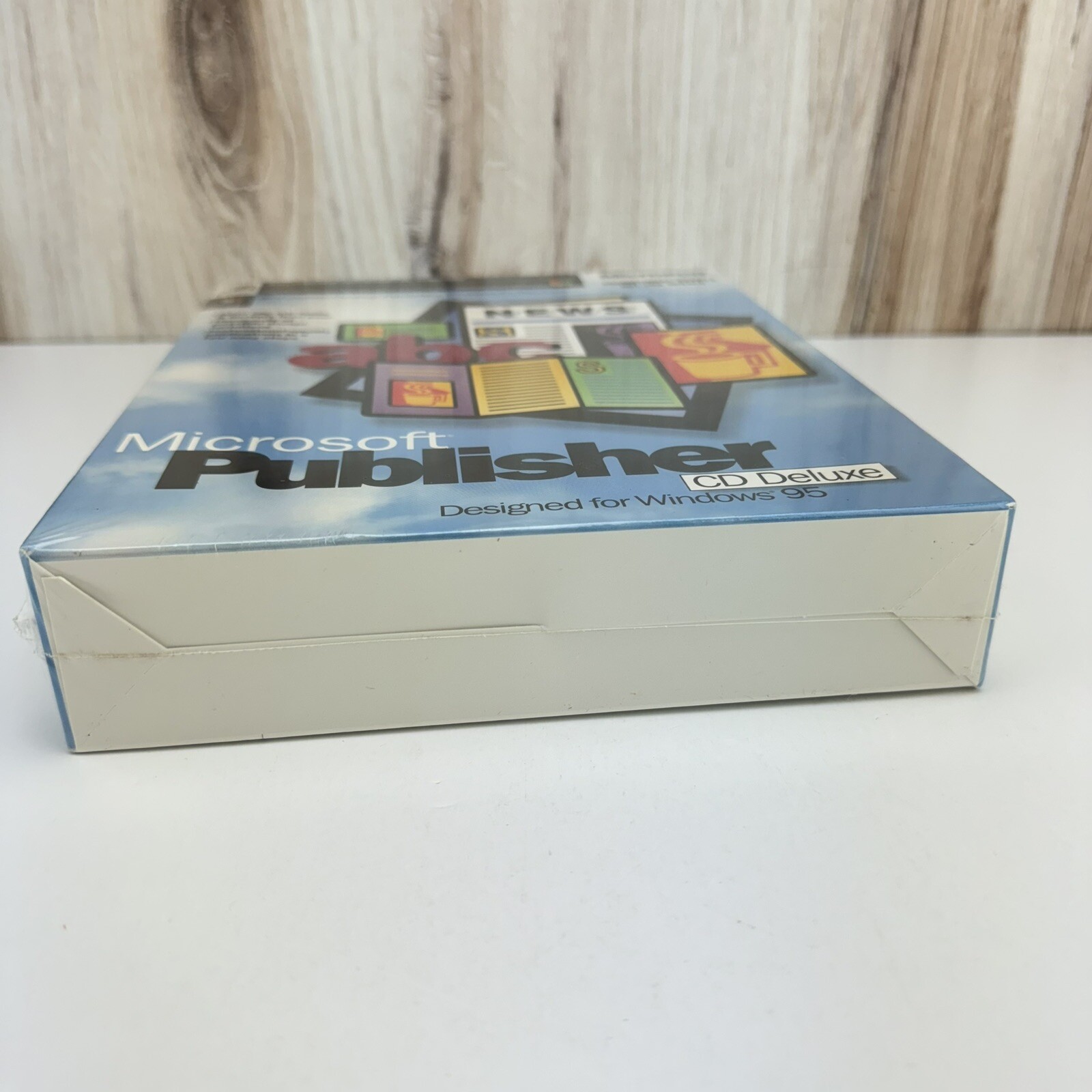 Microsoft Publisher CD Deluxe Windows 95 PC Big Box Software CDROM NEW SEALED