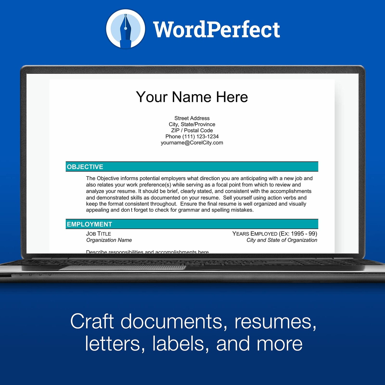 Corel WordPerfect Office Home & Student 2021 | Suite of Word…