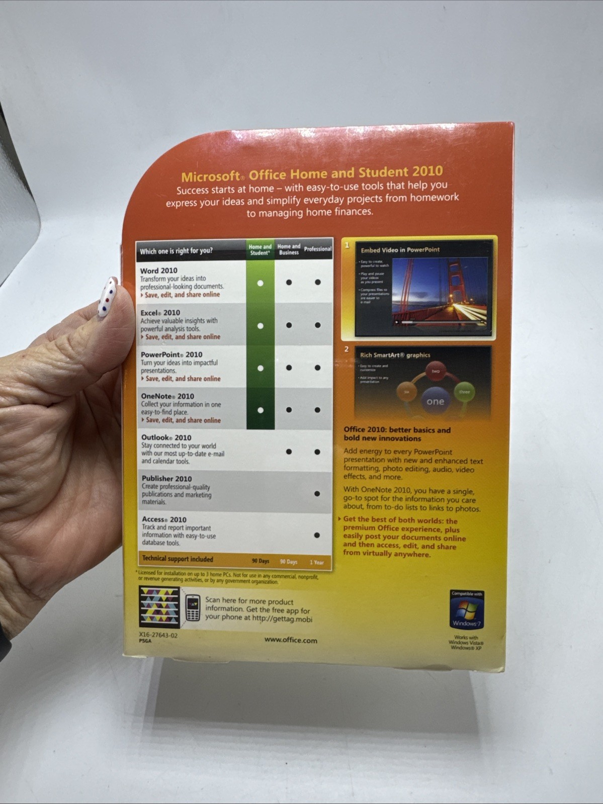 Microsoft Office Home & Student 2010 Windows x3 Family Pack New Sealed Military