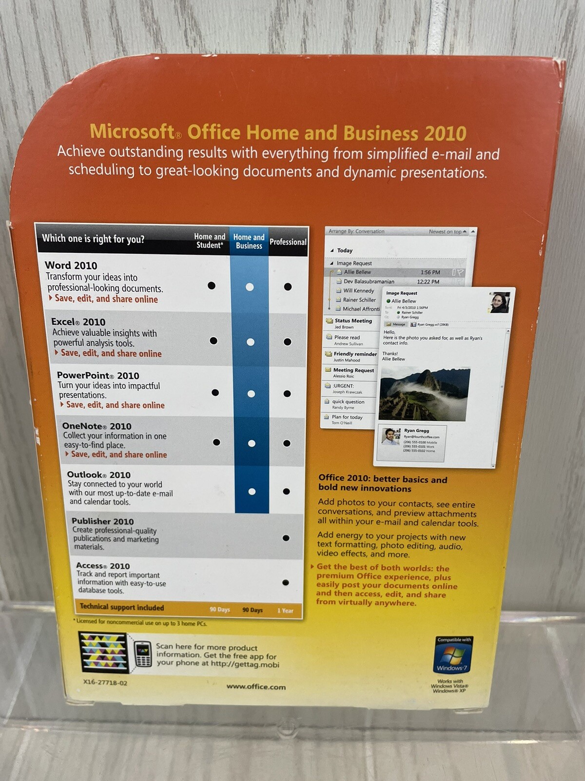 Microsoft Office Home and Business 2010 With Original Product Key Code