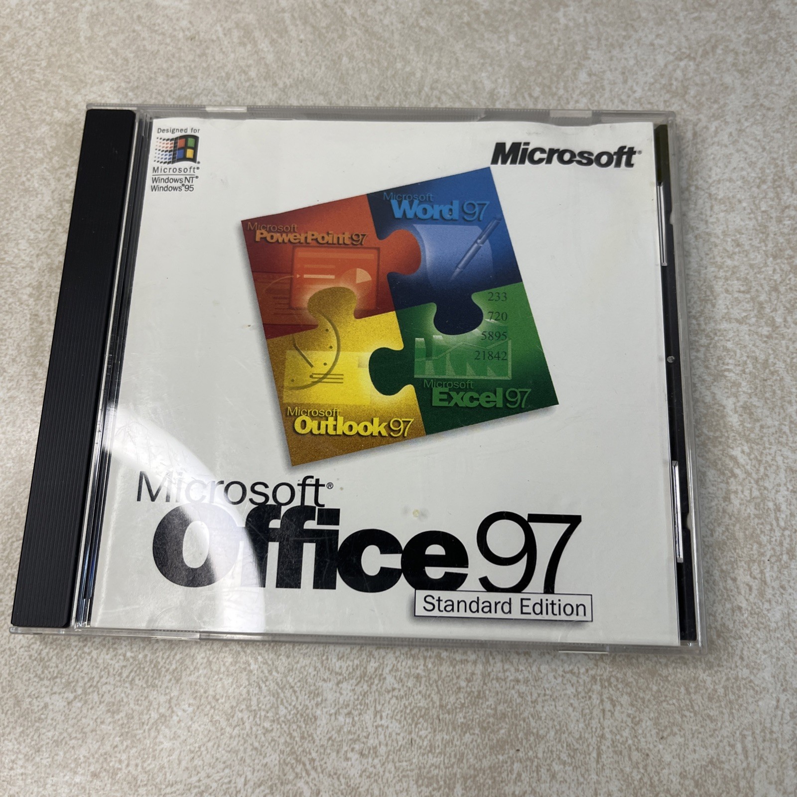 Microsoft Office 1997 Professional Edition CD Disc ONLY Vtg