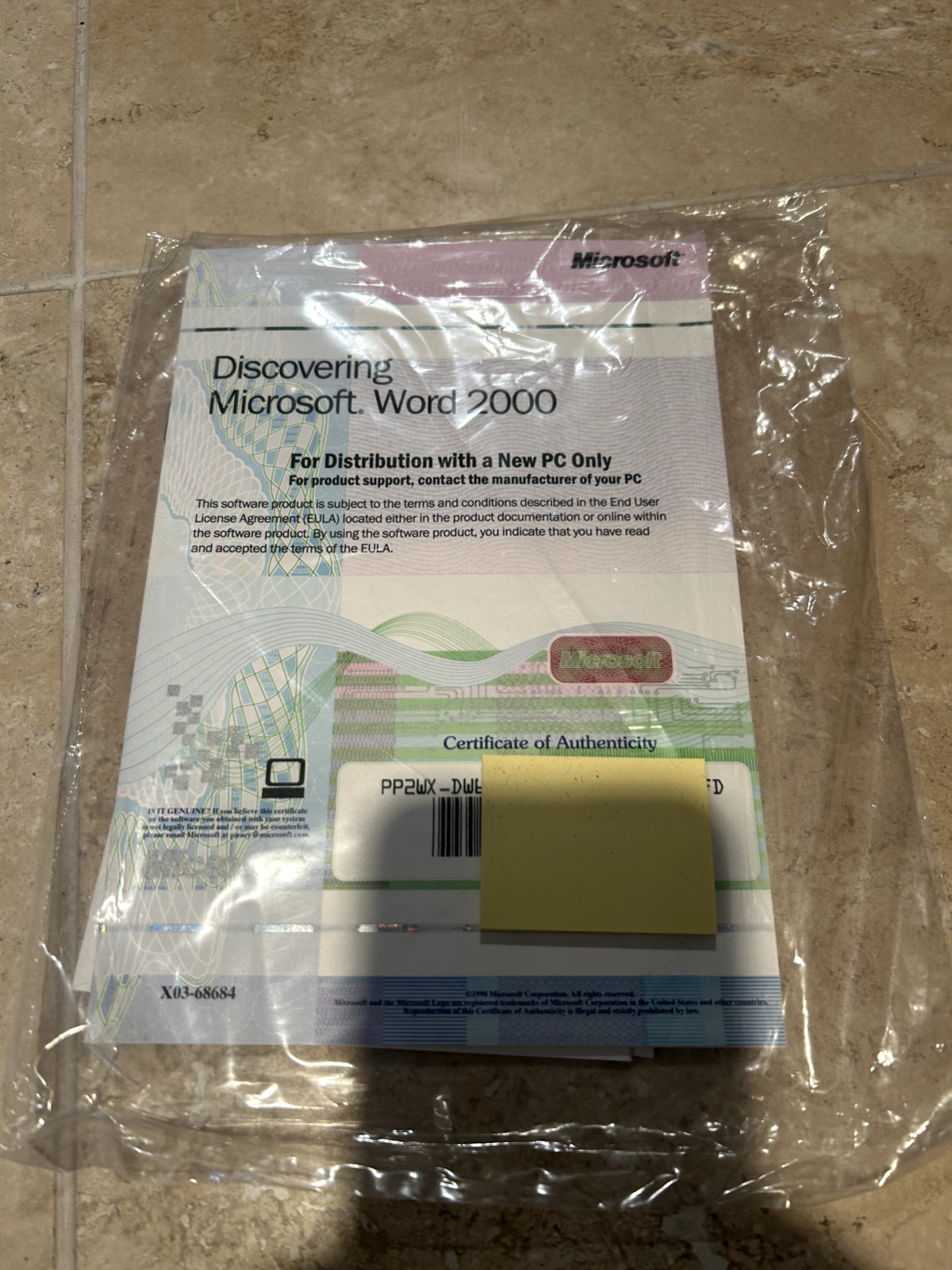 Discovering Microsoft Word 2000 w/Product Key CD-ROM Software