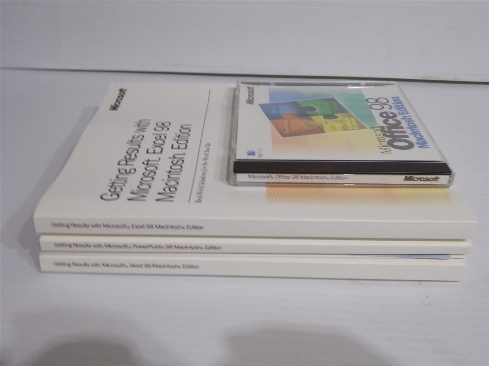 Microsoft Office 98 Macintosh Mac Edition w/ CD & CD Key