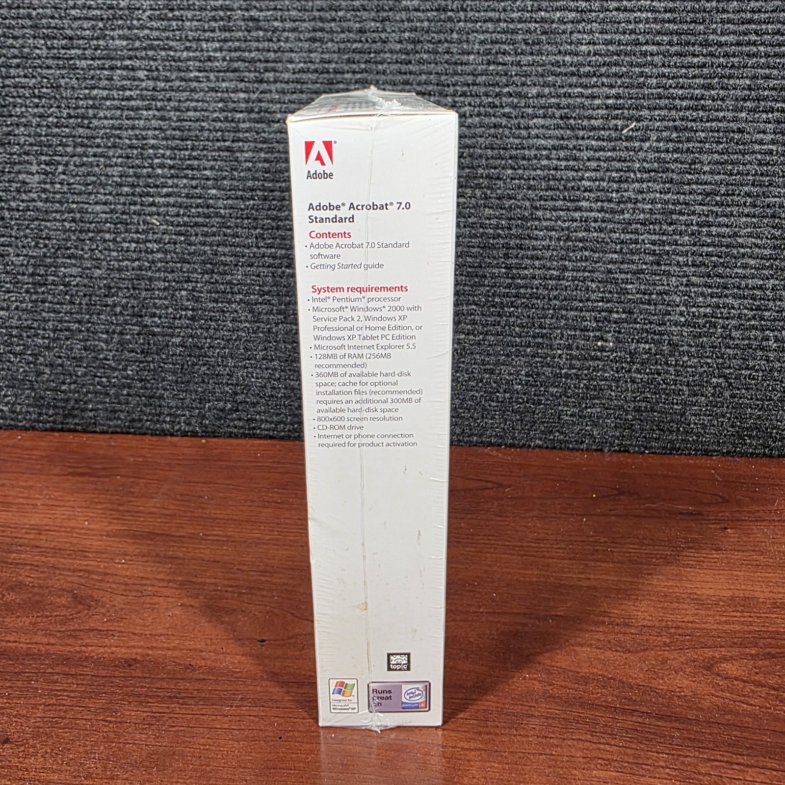 Adobe Acrobat 7.0 Standard Upgrade Windows XP 22001980- NEW & FACTORY SEALED-