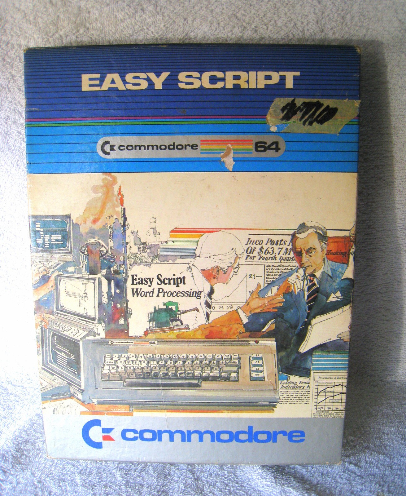 Commodore 64 Business Software – EASY SCRIPT Word Processing (1983)
