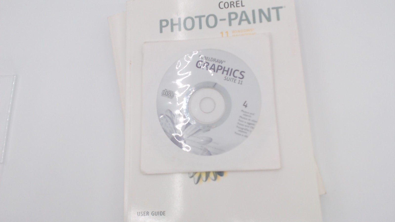 Corel Draw Suite 11 Upgrade NEED Original Photo-Paint & Graphics All Discs