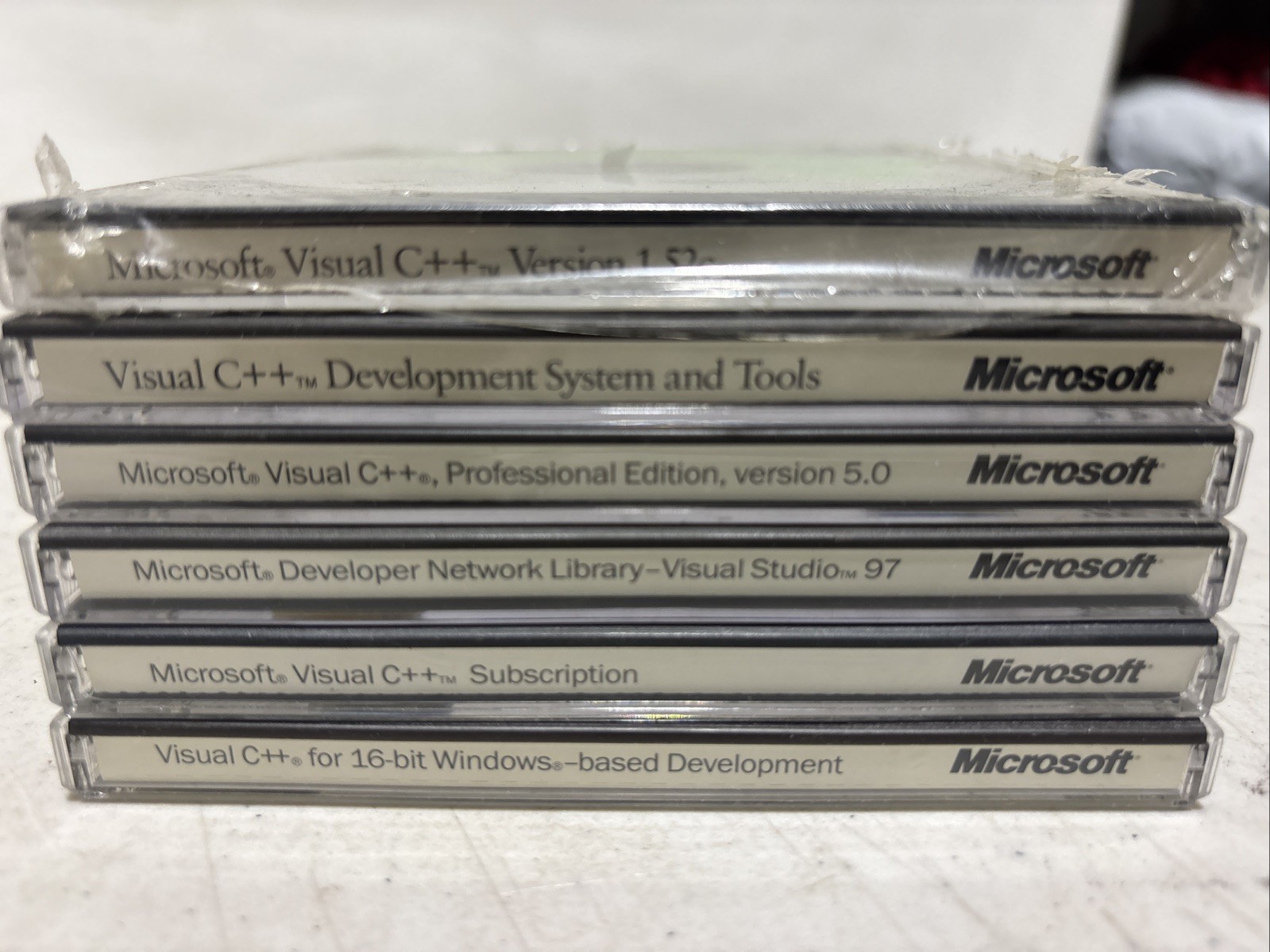 6 Microsoft Visual C++ for 16 bit Windows Versions CD Developer Net Lot