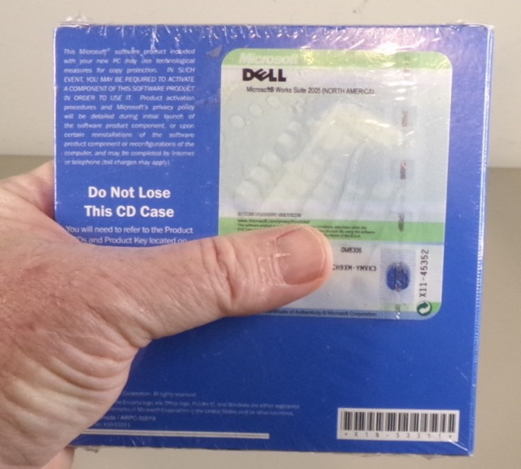 Microsoft WORKS SUITE 2005 (DVD Rom) – BRAND NEW SEALED With KEY. Word, Works 8