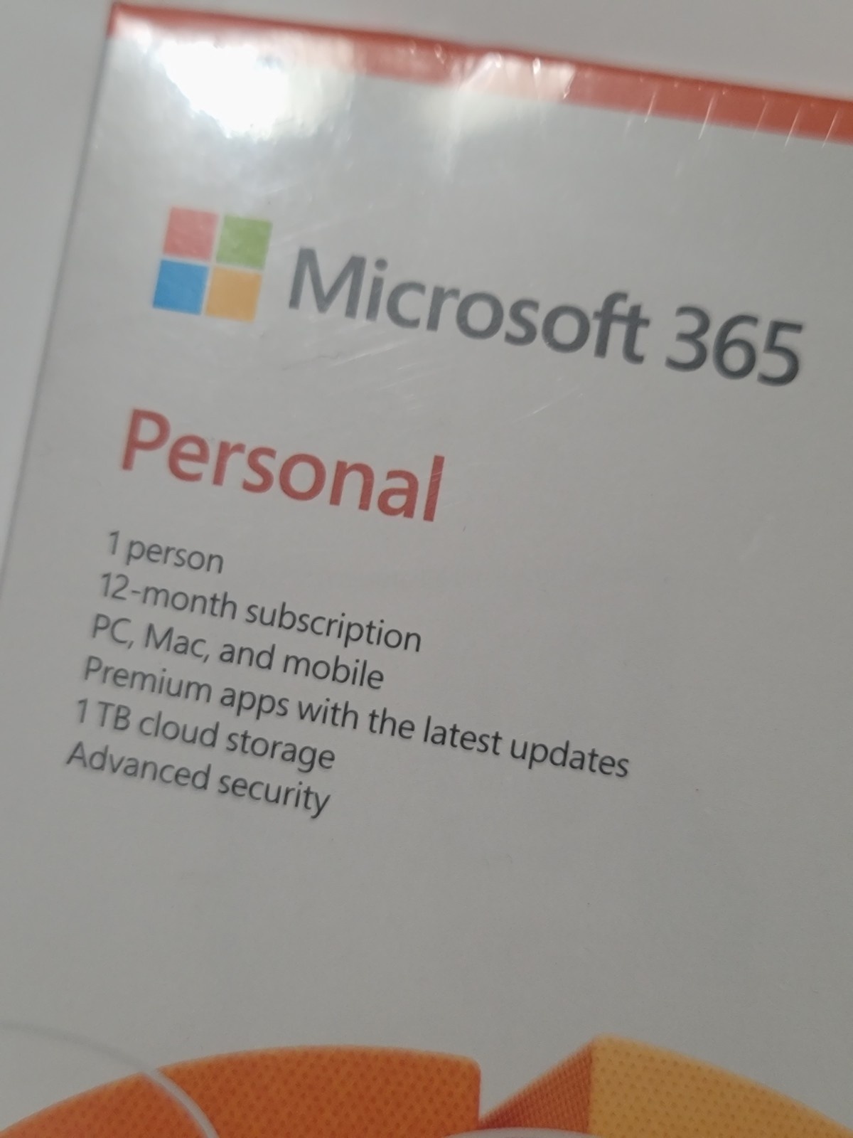X1 Microsoft 365 Personal 12 Month Sub 1 TB Cloud Product Key 5 Devices PC/Mac