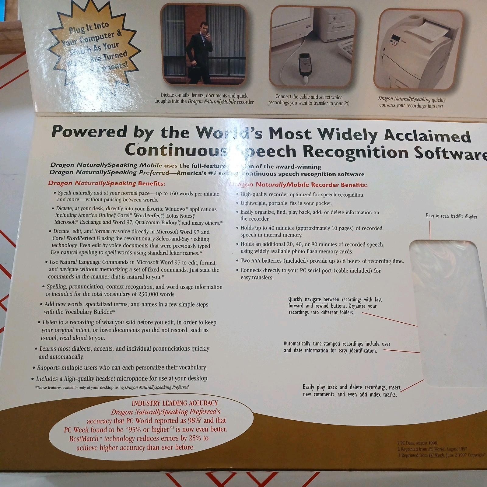 Dragon Naturally Speaking Mobile Version 4 Continuous Speech Recognition