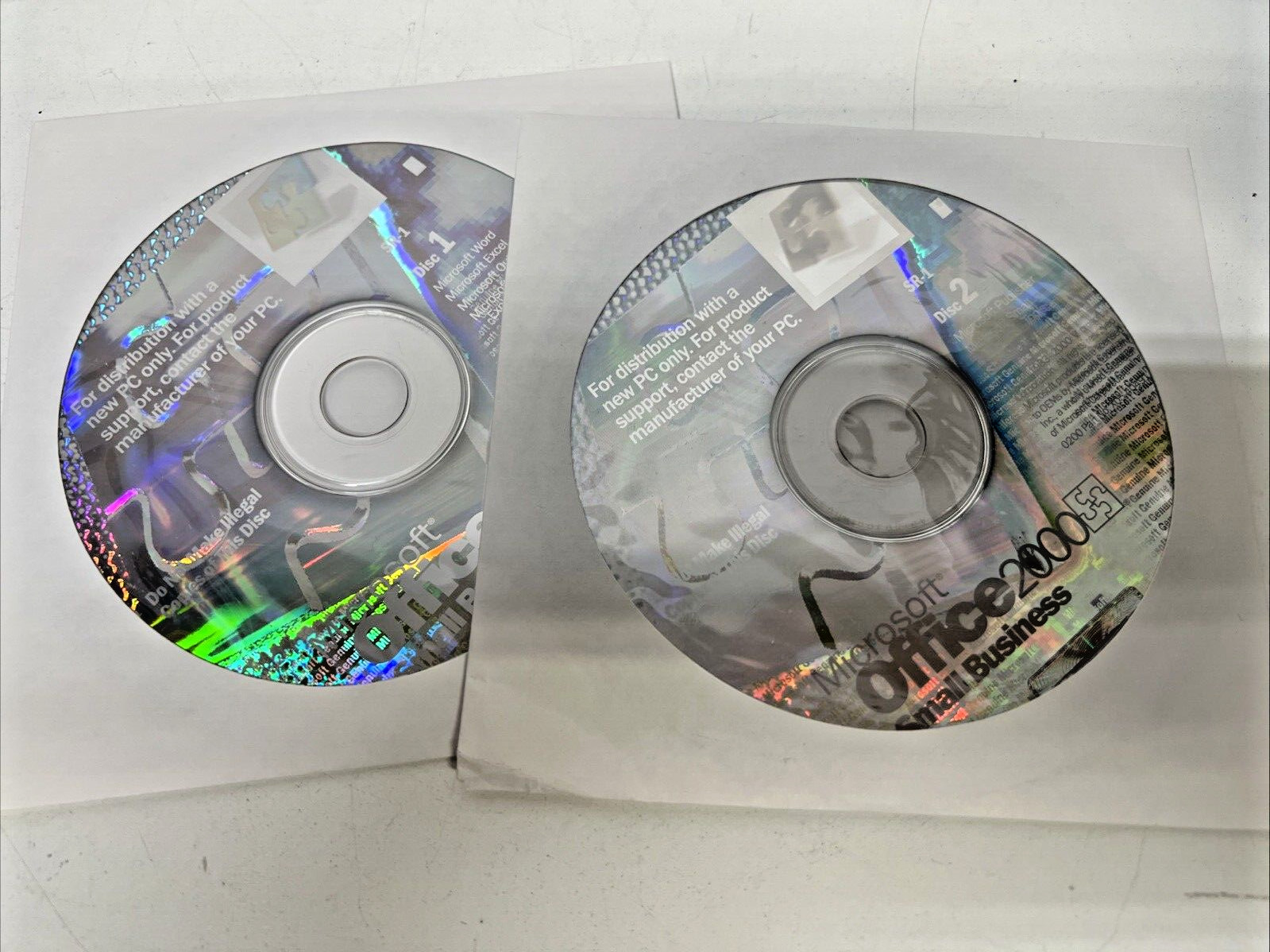3x Discovering Microsoft Office 2000 Small Business Software X03-68684 PC