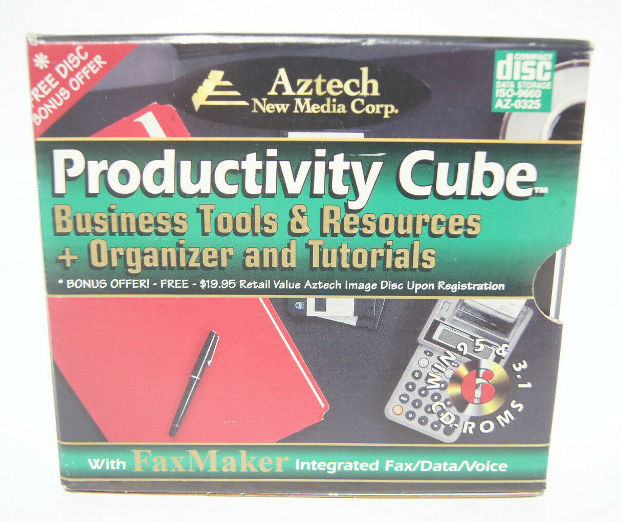 Aztech Productivity Cube Business Tools & Resources PC Computer Software Program