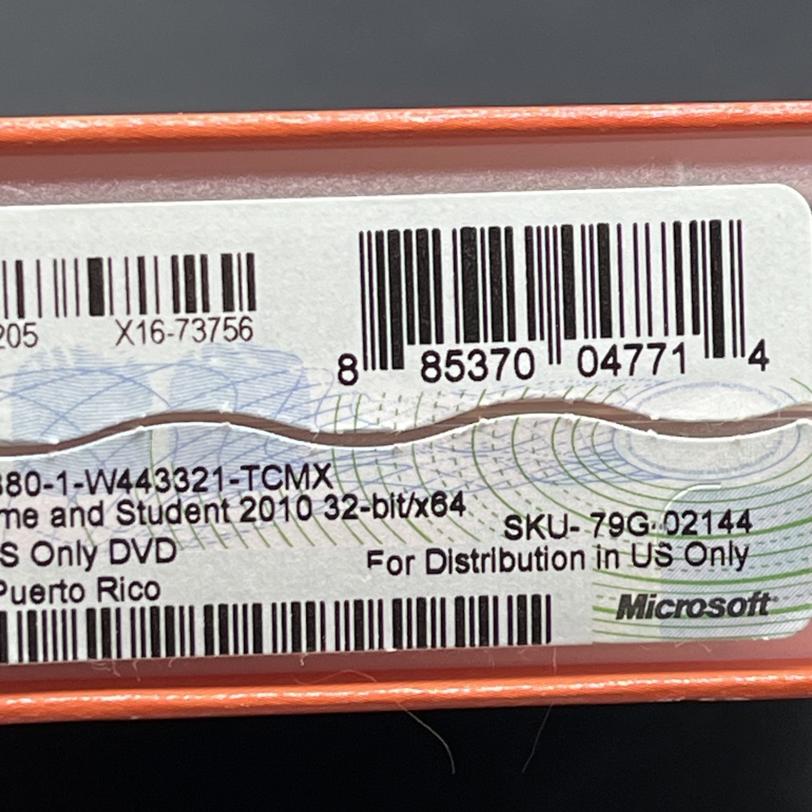 Microsoft Office Home and Student 2010 Software for Windows (79G-02144)