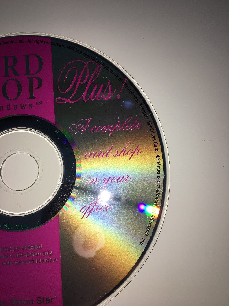 Card Shop For Win 95,IBM & PC 1993Complete Card Shop For Your Office-TESTED-RARE