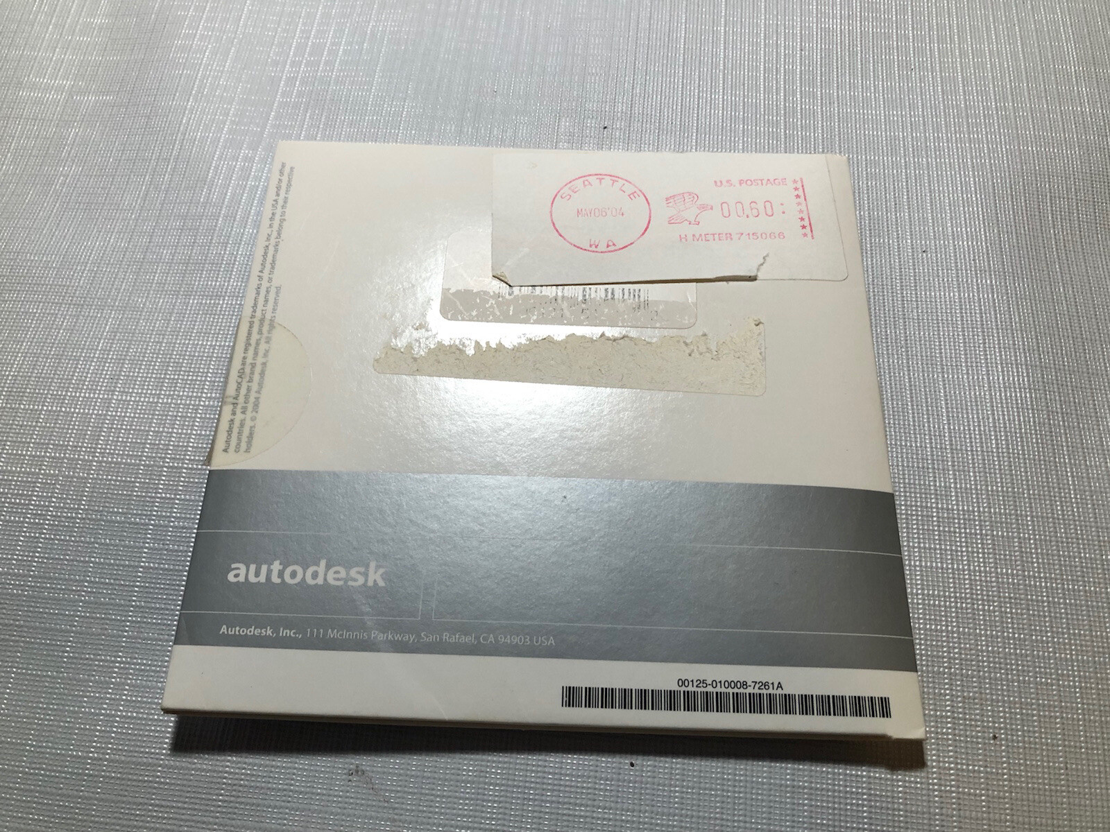 AS IS UNTESTED AutoDesk AutoCAD 2005 Trial Windows XP/2000 Software Disc Sleeve