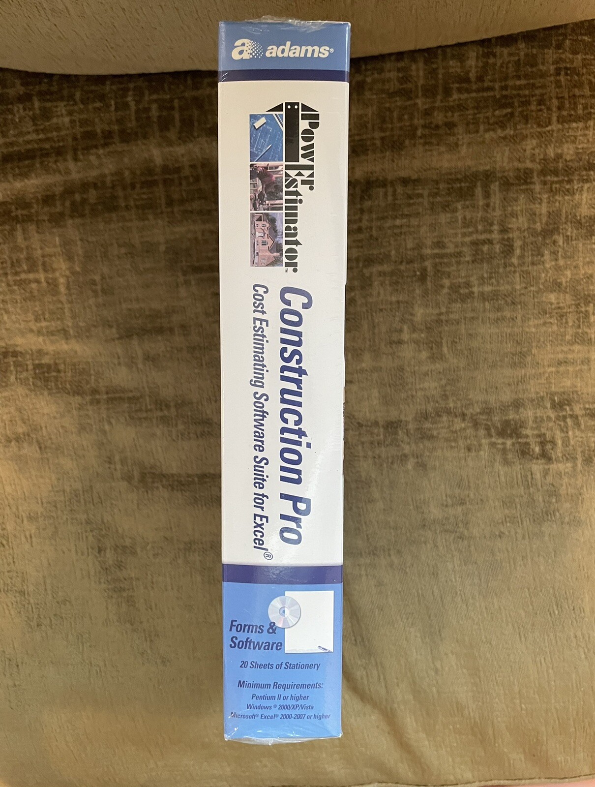 NEW~Adams Construction Pro Power Estimator Forms & Software Suite for Excel~NIB