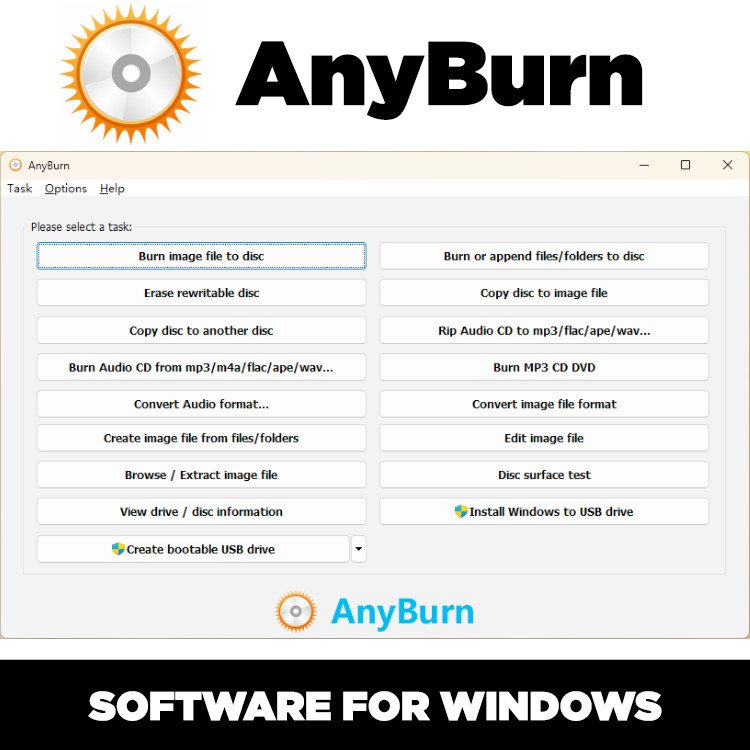 AnyBurn DVD Burning Software | CD/DVD Burning Software / ISO Writing for CD-ROM