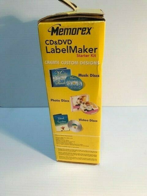2006 Memorex CD & DVD Label Maker Starter Kit NOS (FC105-1 T0293)
