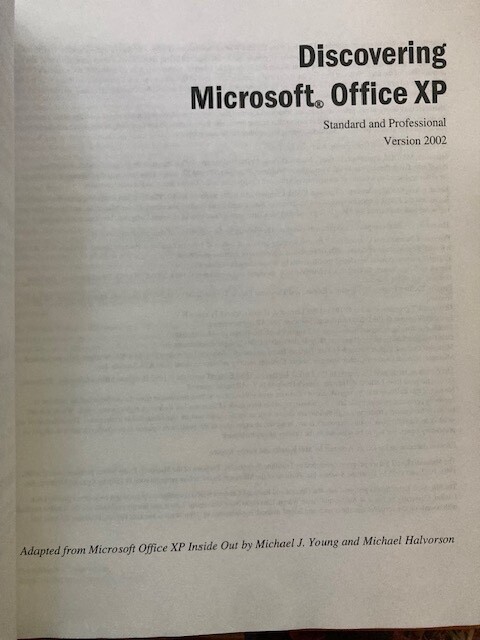 Vintage 2002 Microsoft Office XP: Disks, Manual & Product keys Standard