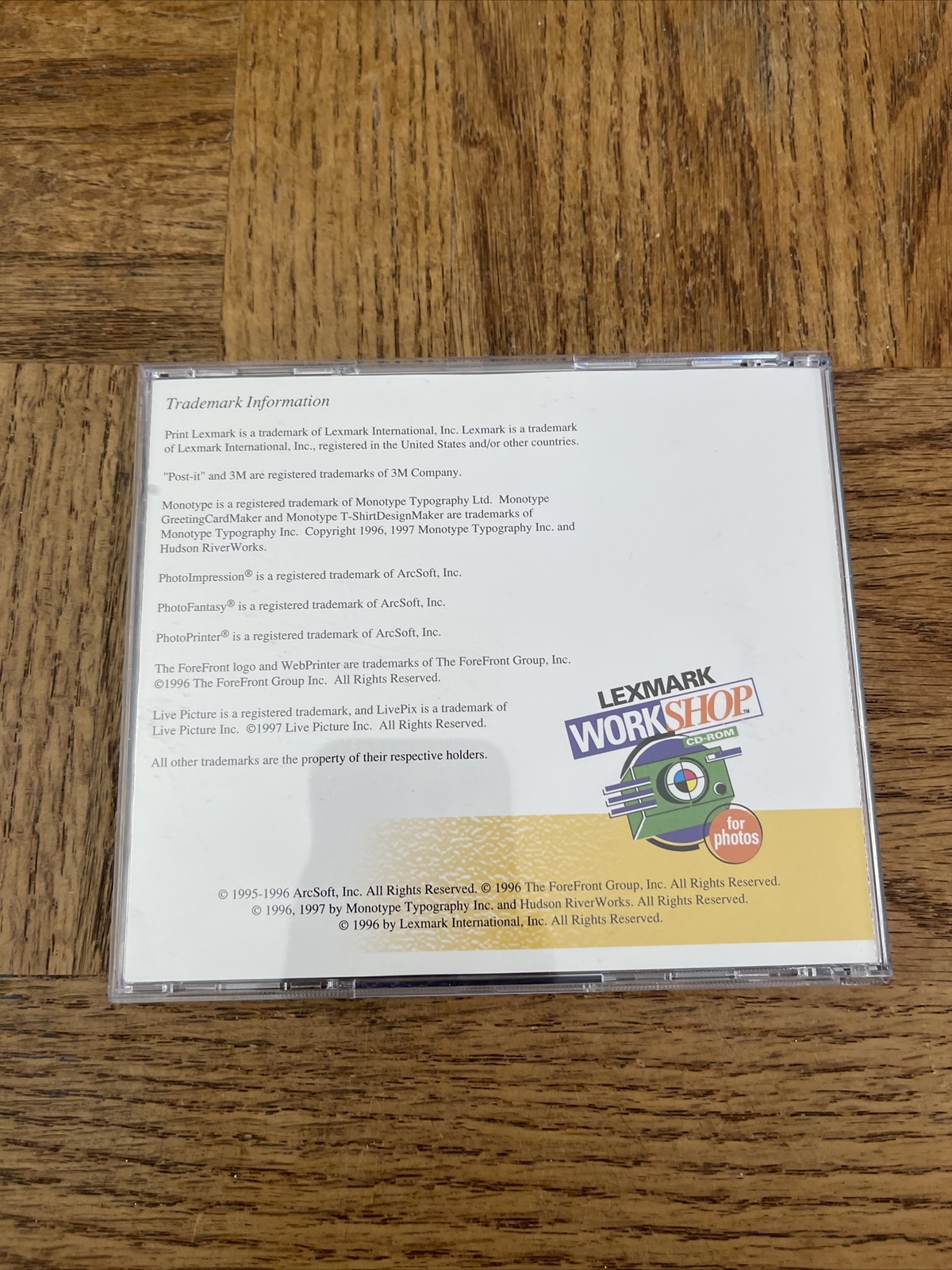 Lexmark Workshop PC Software
