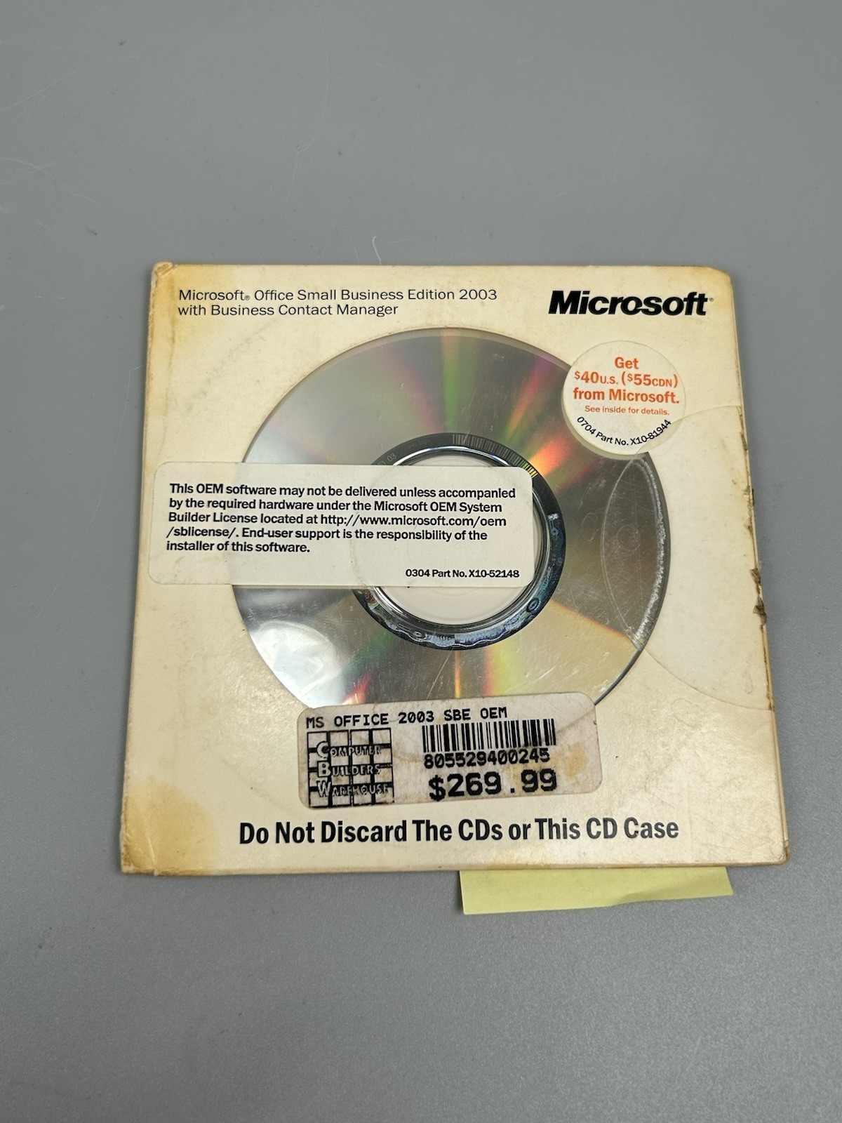 Microsoft Office Small Business 2003 & Works 8.5 – Windows PC w/ Product Key