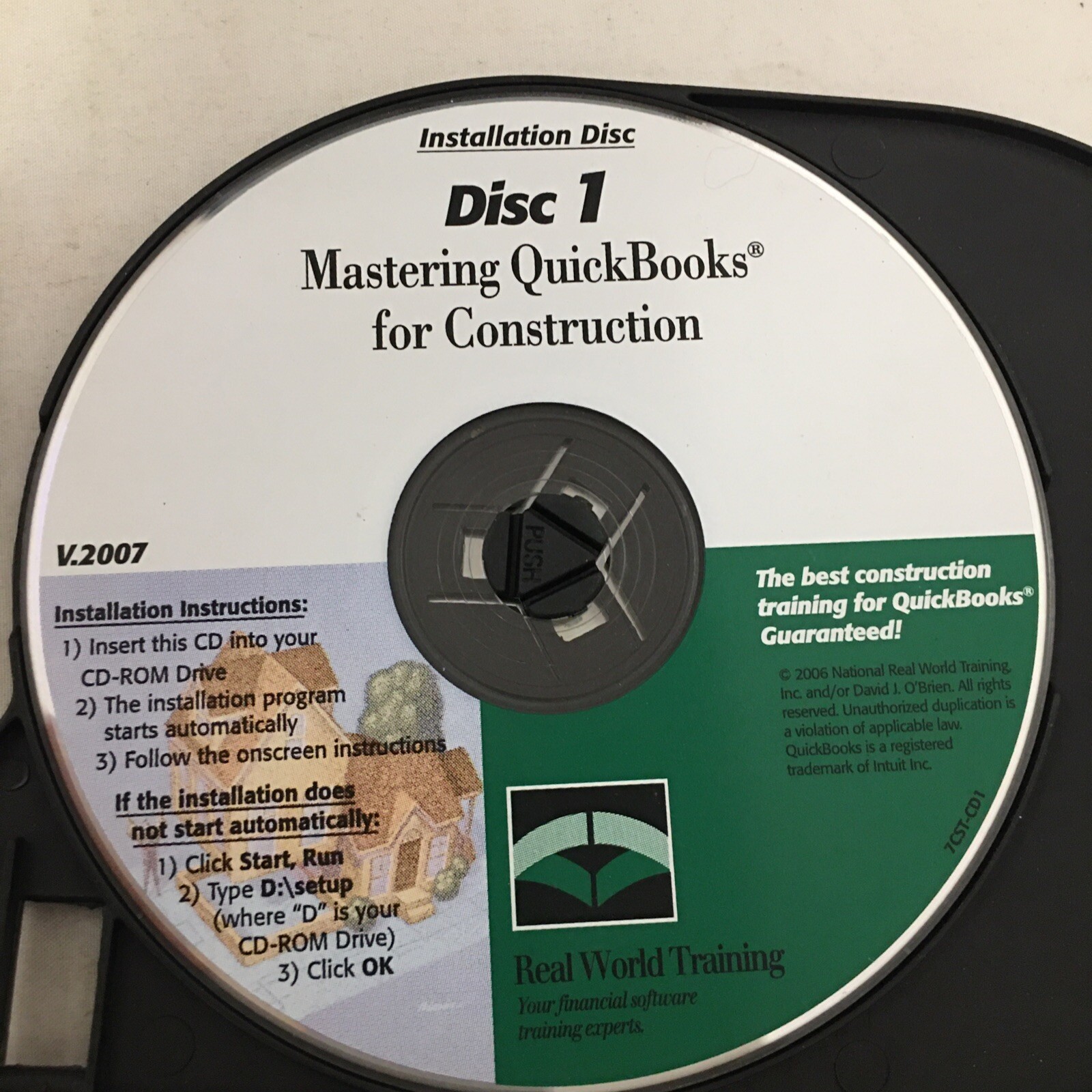Mastering QuickBooks For Construction 3 CD’s/DVD