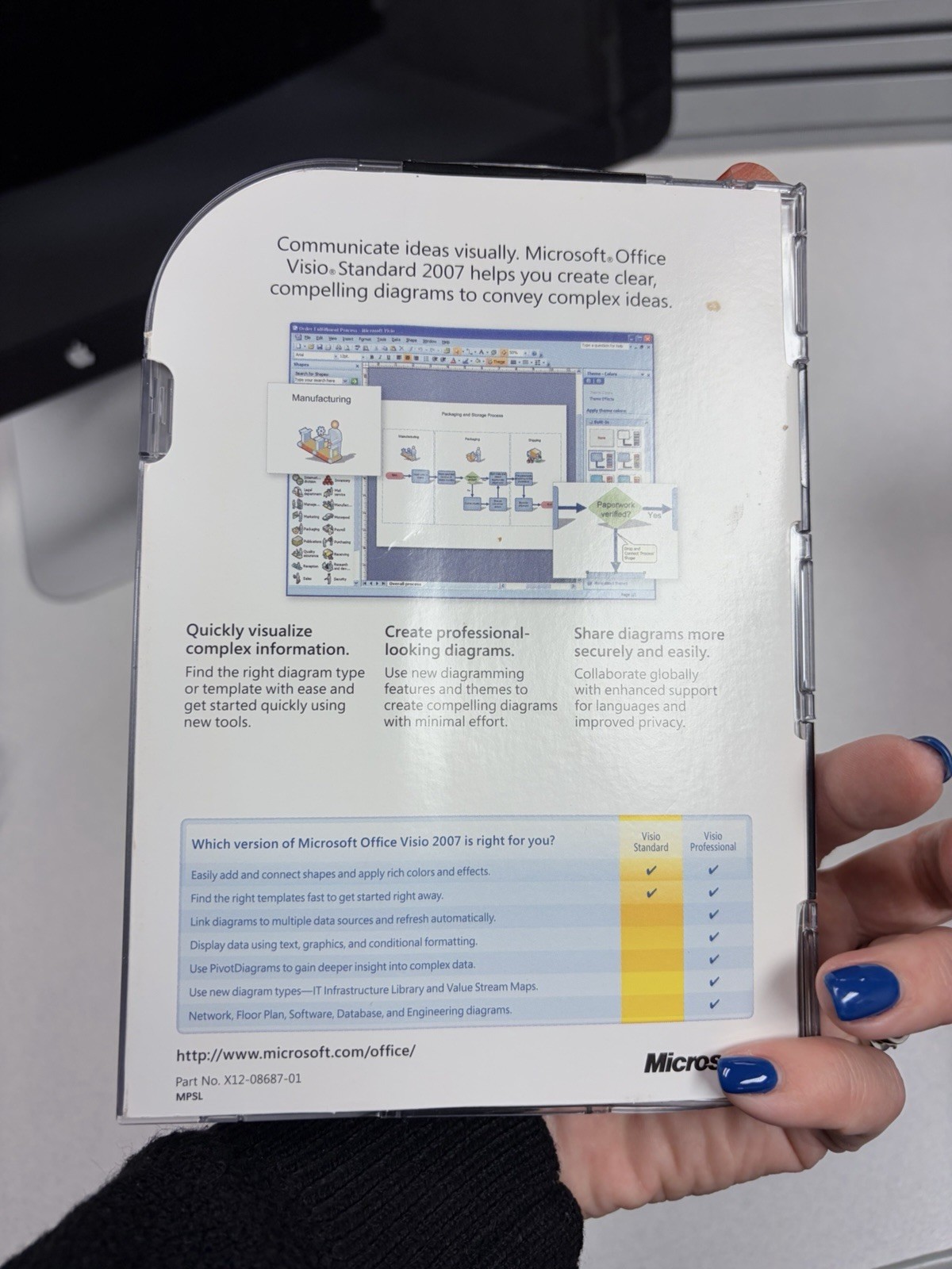 Microsoft Office Visio Standard 2007 (Retail) (1 User/s) – Full Version for…
